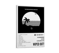 WYYRAB Poster in tela impermeabile con stampa ad alta definizione, motivo The Neighbourhood Wiped Out, adatto per camera da letto, soggiorno, caffetteria, decorazione, stile cornice, 60 x 90 cm