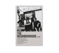 WYYRAB The NeighbourhoodWall Decoration - Poster in tela impermeabile, stampa ad alta definizione, adatto per camera da letto, soggiorno, caffetteria, senza cornice, 40 x 60 cm