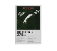 WYYRAB The Smiths The Queen Is DeadDecorazione da parete impermeabile su tela stampa ad alta definizione, adatto per camera da letto, soggiorno, caffetteria, decorazione, senza cornice, stile 60 x 90