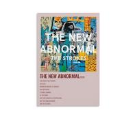 WYYRAB The Strokes The New AbnormalWall Decoration - Poster in tela impermeabile, stampa ad alta definizione, adatto per camera da letto, soggiorno, caffetteria, decorazione, senza cornice, 20 x 30 cm