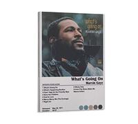 WYYXF Tela Quadro Marvin Gaye What's Going Picture Print Modern Family Bedroom Decor Posters Senza Cornice (50x70cm)