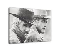 WYYXFTela Quadro Film Butch Cassidy e Il Sundance Kid 1969h Tela Wall Art Soggiorno Poster Camera da Letto Decorazione Pittura Senza Cornice (50x70cm)