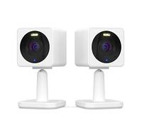 WYZE CAM OG Indoor/Outdoor 1080p WI-Fi Smart Home Security Camera with Color Night Vision, Built-in Spotlight, Motion Detection, 2-Way Audio, Compatible with Alexa & Google Assistant, White (2-Pack)