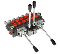 WYZSXX distributore Idraulico direzionale con 2 Joystick, 6 Bobine 11 gpm 3625 psi Porte SAE valvola idraulica a Doppio Effetto per trattori caricatori cisterne caricatori spaccalegna