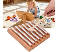 WZCFFF Energy Chime, Chime, Chime Stick, strumento a percussione a 7 voci con bacchetta, per meditazione yoga, terapia del suono, strumento a percussione per insegnanti, strumento di gestione della