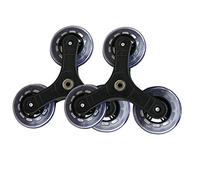 WZCXYX 2 Pezzi Carrello della Spesa Ruota Triangolare per Arrampicata sulle Scale Ruote di Ricambio per La Spesa Carrello della Spesa A Tre Ruote Ruota per Arrampicata sulle Scale Hardware Domestico