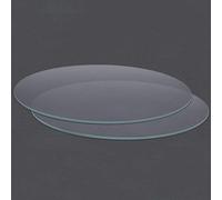 WZCXYX 2 Pezzi Stampante 3D Rotonda in Vetro Borosilicato Piatto Riscaldato Diametro 200 / 220mm * 3mm Vetro Temperato Trasparente Piatto(Size:220 * 3mm)