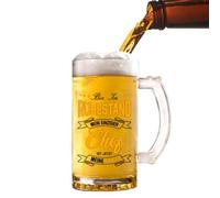 Wzczf Regalo di pensione, bicchiere da birra, regalo pensionato, papà, marito, fratello, leader, bicchieri da birra pensione, regalo di pensione per gli amanti della birra, regalo di addio, pensione
