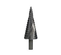 WZFC HSS The Pagoda Shape Hole Cutter Spiral Cobalt Coated Step Cone Drill Bit For Wood Power Tools, 1pc 4-32mm