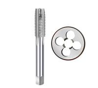 WZFC UNF Filetto Destro Tocca E Morire Imposta 2 Pcs HSS Tocca Tocca Bit,UNF 3L8-24
