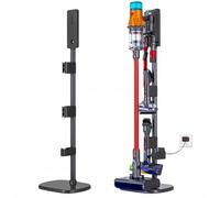 wzglsbkd Supporto in metallo Compatible per Dyson V15 V12 V11 V10 V8V7V6, supporto da pavimento, Staffa, supporto per accessori per conservare e Organizer, base in acciaio da 6,6 libbre
