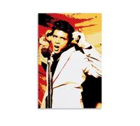 WZHDUDU Poster su tela con copertine di artisti popolari di Cliff Richard, decorazione artistica da parete per camera da letto, 50 x 75 cm, senza cornice