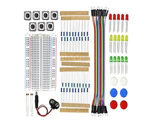 WZhen Starter Kit Uno R3 Mini Breadboard Led Jumper Wire Button Per Arduino Kit Fai Da Te