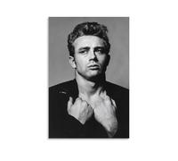 WZLLHA James DeanArt - Stampa su tela vintage, poster per camera da letto, moderno, decorazione estetica estetica per bar, carretto, decorazione da parete, senza cornice, 60 x 90 cm