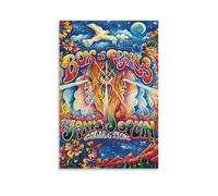 WZLLHA Janis JoplinArt - Stampa su tela vintage, poster per camera da letto, moderno, decorazione estetica estetica per bar, carretto, decorazione da parete, senza cornice, 50 x 75 cm