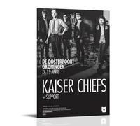 WZLLHA Kaiser Chiefs EmploymentArt - Stampa artistica su tela vintage, poster per camera da letto, moderna, decorazione estetica, per bar, carretto, decorazione da parete, stile cornice, 20 x 30 cm