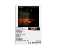 WZLLHA Koi No Yokan-DeftonesArt - Stampa su tela vintage, poster per camera da letto, moderna, estetica, per bar, carretto, decorazione da parete, senza cornice, 60 x 90 cm