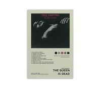 WZLLHA The Smiths The Queen Is DeadArt stampa su tela vintage poster per camera da letto moderna decorazione estetica bar carrello decorazione da parete senza cornice, stile 60 x 90 cm