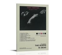 WZLLHA The Smiths The Queen Is DeadArt stampa su tela vintage poster per camera da letto moderna decorazione estetica bar carrello decorazione da parete con cornice, stile 40 x 60 cm