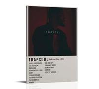WZLLHA Trapsoul Bryson TillerArt stampa su tela vintage poster per camera da letto moderna decorazione estetica bar carrello decorazione da parete con cornice, stile 20 x 30 cm