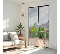 Wzlxcxxy Zanzariera Magnetica 95x175cm | Zanzariera Porta Finestra, Anti-Insetti, Chiusura Automatica - Nero