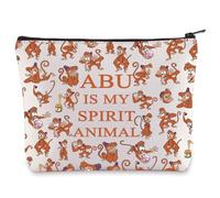 WZMPA Abu Monkey Cosmetic Bag Aladdin Abu Fan Gift Abu is My Spirit Animal Makeup Zipper Pouch Bag Abu Merchandise, Abu Spirit F, Vestibilità