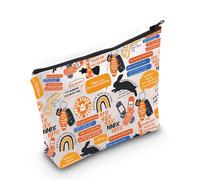 WZMPA AFTG - Borsa per trucchi con citazione di Neil Josten, idea regalo per i fan di Palmetto Foxes AFTG, con cerniera, idea regalo ispirata all'AFTG, 91%92%93%, Vestibilità