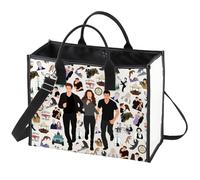 WZMPA Beauty case Twilight Edward Cullen & Bella Swan, idea regalo per i fan di Twilight, con cerniera, Hey Non odiare Bg, Small, Vestibilità