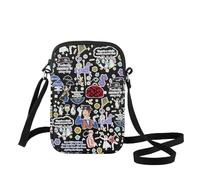 WZMPA Borsa a tracolla Mary Poppins Regalo per i fan di Mary Praticamente Perfetto in ogni modo Borsa a tracolla Mary Movie Merch, Praticamente Perfetto Bl Cb, medium