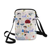 WZMPA Borsa a tracolla Mary Poppins Regalo per i fan di Mary Praticamente Perfetto in ogni modo Borsa a tracolla Mary Movie Merch, Praticamente Perfetto Cb, medium