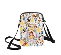 WZMPA Borsa a tracolla per amanti delle principesse fiabe regalo per fan Mrs. Potts Borsa a tracolla Cogsworth Merchandise, Fiocco Giallo Princess Cb, medium