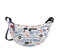 WZMPA Borsa a tracolla per cantante album cantante concerto regalo cantante lirico fan borsa a tracolla cantante merce, Uccidi Bill Jzb, medium