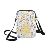 WZMPA Borsa a tracolla Zelda Cartoon Hyrule World Gift I'd Rather Be In Hyrule Borsa a tracolla Hyrule Merchandise, Essere a Hyrule Cb, medium
