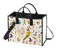 WZMPA Borsa cosmetica da film dei cartoni animati regalo per fan delle fiabe Think of The Happiest Things It's The Same As Having Wings Makeup Zipper Pouch Bag Cartoon Merchandise, Come avere le ali