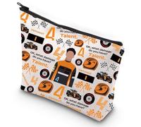 WZMPA Borsa cosmetica Lando Racing Lando Fans Regali Ok What Damage Do You Have Talent Lando Zipper Pouch Bag Racing Merchandise, 4 Talen, Vestibilità