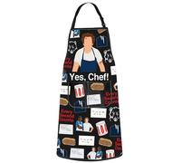 WZMPA Carmy Grembiule da cucina Carmy Fans Gift Yes Chef Grembiule regolabile Carmy Kitchen Merchandise, Sì Chef Ap, Medium