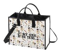 WZMPA Detective Cosmetic Bag Murder Show Fans Gift Just One More Thing Makeup Zipper Pouch Bag Crime Merchandise, Solo un'altra cosa-TB