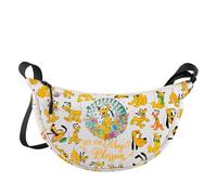 WZMPA Divertente borsa a tracolla Pluto Dog Lover Regali Let The Magic Blossom Pluto Borsa a tracolla Cartoon Movie Merchandise, Fioritura Plutone Jzb, medium