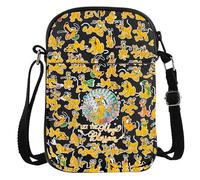 WZMPA Divertente borsa a tracolla Pluto Dog Lover Regali Let The Magic Blossom Pluto Borsa a tracolla Cartoon Movie Merchandise, Fioritura Plutone Bl Cb, medium