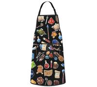 WZMPA Dungeon Master Grembiule da cucina Dungeon Gamer Gift RPG Dungeon Armi Grembiuli Dungeon Kitchen Merchandise, Dungeon Ap, Medium