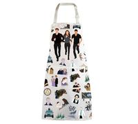 WZMPA Grembiule da cucina Edward Cullen & Bella Swan Chef regalo personaggio film Jacob nero barbecue regalo, Ehi, non odiare Ap, Medium