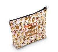 WZMPA Hooty Owl - Trousse per trucchi con gufo Hooty & Owlbert, idea regalo per fan Hooty is My Spirit, con cerniera, motivo: gufo, Spirito Hooty, Vestibilità