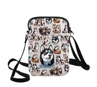 WZMPA Husky Crossbody Bag Husky Dog Lover Gift Got Snow Husky Tracolla Regolabile Borsa Siberian Husky Merchandise, Ottenuto Snow Cb, medium