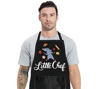 WZMPA Lei Mi Grembiule da cucina con tasche Lei Mi Fan Regali Little Chef Lei Mi Grembiule regolabile per cucinare cuocere grigliate, Piccolo Chef Ap, Medium