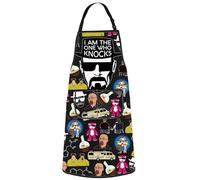 WZMPA Mr White Grembiule da cucina Jesse Pinkman Fan Gift I Am The One Who Knocks Grembiule da barbecue Mr White Merch, Colui che bussa Ap, Medium