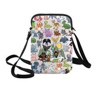 WZMPA Mystery Creature Crossbody Bag Paranormale Investigatore Regalo Criptozoologia Sling Bag Mistero Amante Merch, Creatura Misteriosa Cb, medium