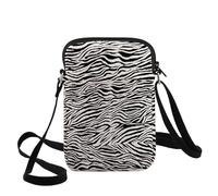 WZMPA Zebra Crossbody Bag Zebra Amante Regalo Zebre Animal Tracolla Regolabile Borsa Zebra Stampa Merce, Zebra Cb, medium