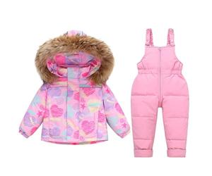 WZMYDBD Tuta da Sci per Bambini Tute da Sci Bambine E Ragazze Tuta per Bambino Unisex Completo Bambino Set Snowsuit Bambini Invernale Antivento E Impermeabile Tute Completo da Neve Calda Completi