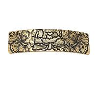 Wzmzjy Fermagli per Capelli Vichinghi con Nodo, Mollette per Capelli, Fermacoda per Capelli Spessi E Lunghi, Regalo per Donne E Ragazze, Oro 1