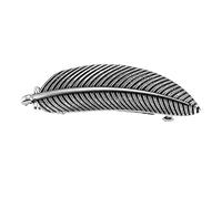 Wzmzjy Fermagli per Capelli Vichinghi con Nodo, Mollette per Capelli, Fermacoda per Capelli Spessi E Lunghi, Regalo per Donne E Ragazze, Piuma d'argento